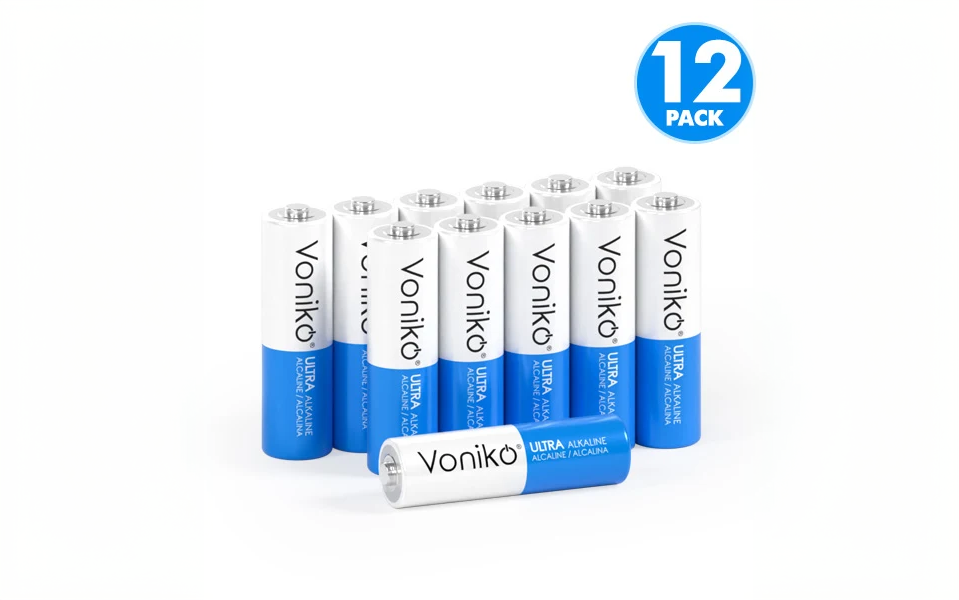 Voniko Premium Alkaline AAA Batteries